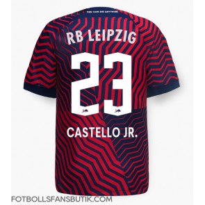 RB Leipzig Castello Lukeba #23 Replika Bortatröja 2023-24 Kortärmad